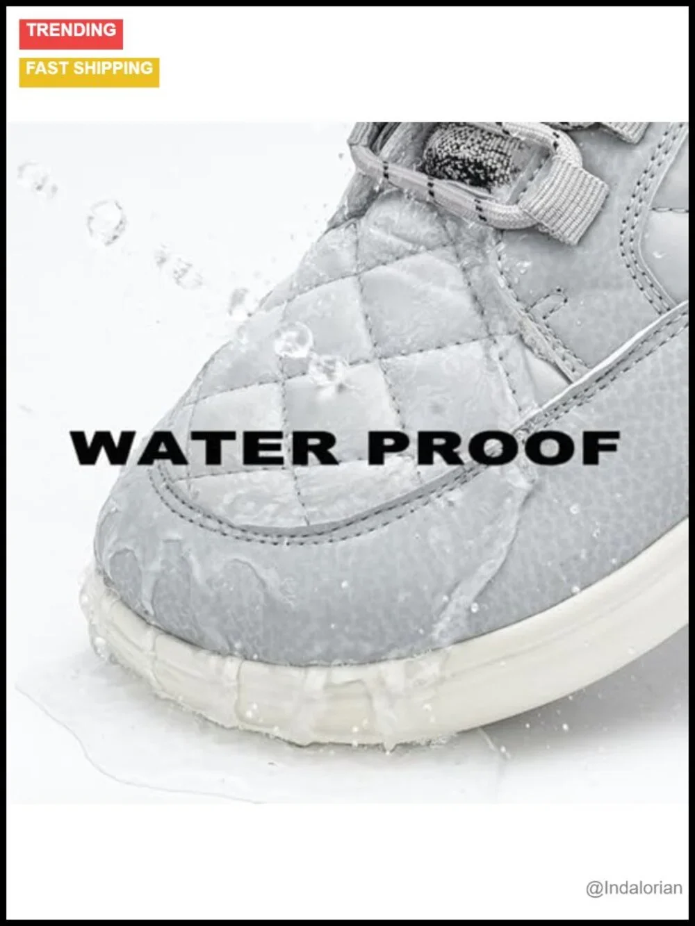 Wide Toe Box Winter Snow Boots Non Slip Ankle Booties Fur Lined Lightweight